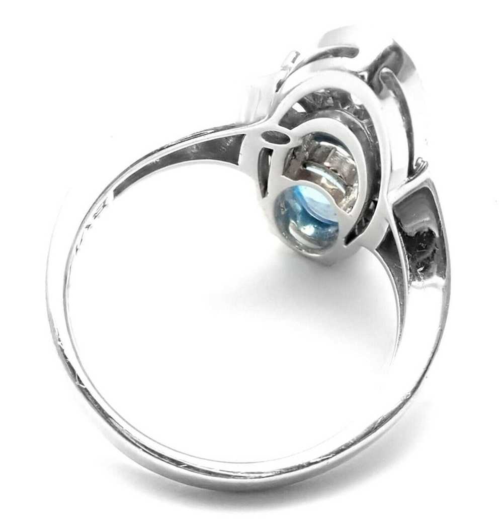 Bvlgari Elysia 18k White Gold Diamond Blue Topaz … - image 3