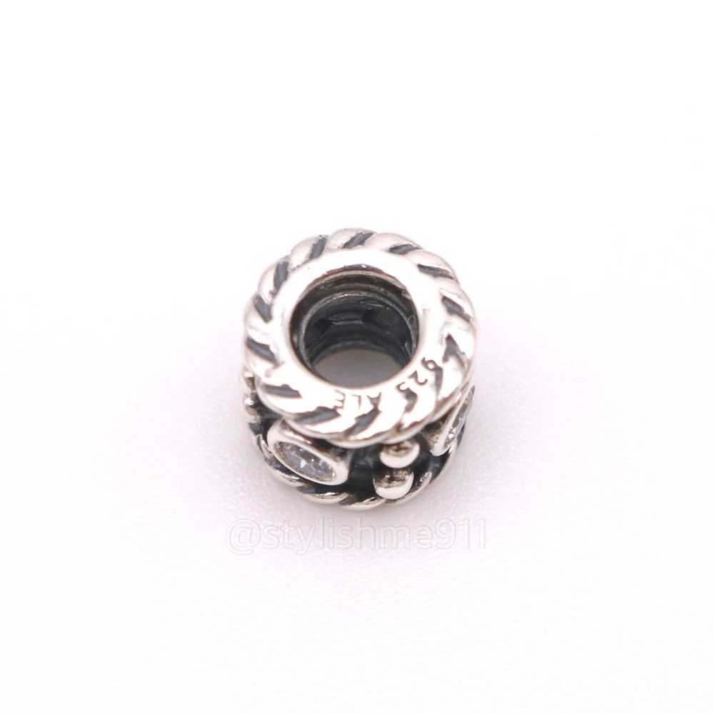 pandora PANDORA Abstract Oxidized Charm with cubi… - image 9