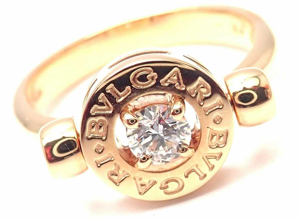 Bvlgari Bulgari Bvlgari 18k Rose Gold Diamond Fli… - image 1