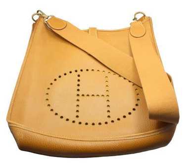 Hermes Hermes Evelyne Natural Tan Clemence Leathe… - image 1