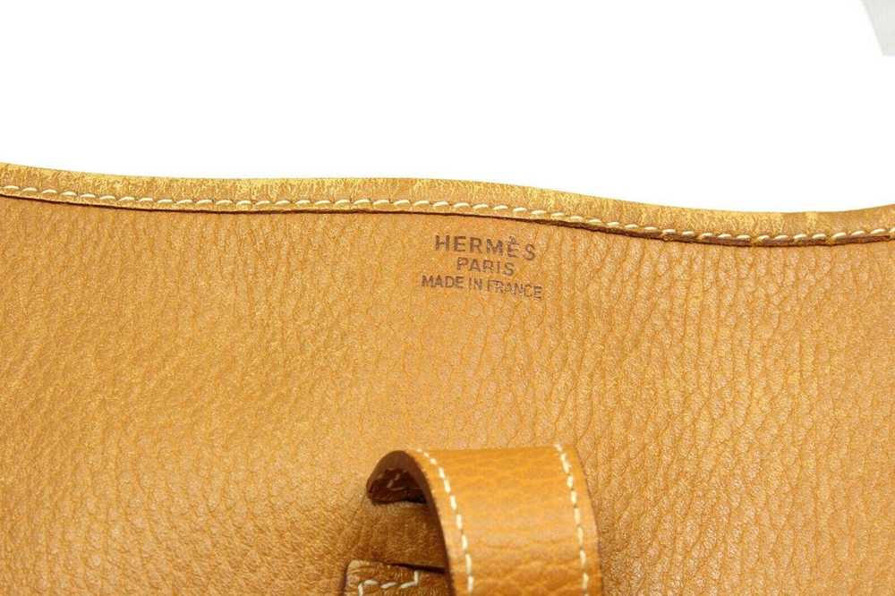 Hermes Hermes Evelyne Natural Tan Clemence Leathe… - image 6