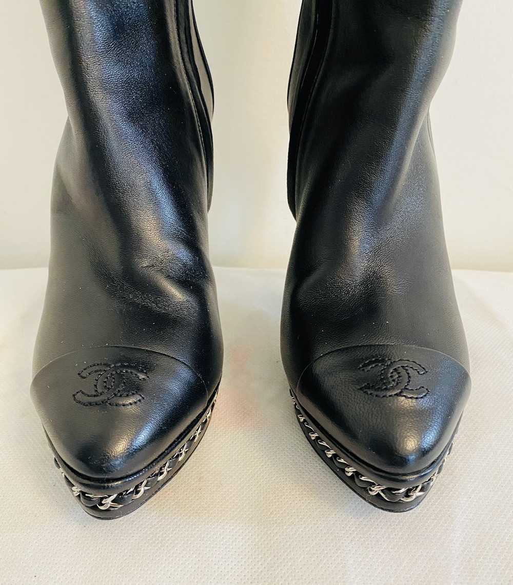 Chanel Authentic Chanel leather boots - image 1