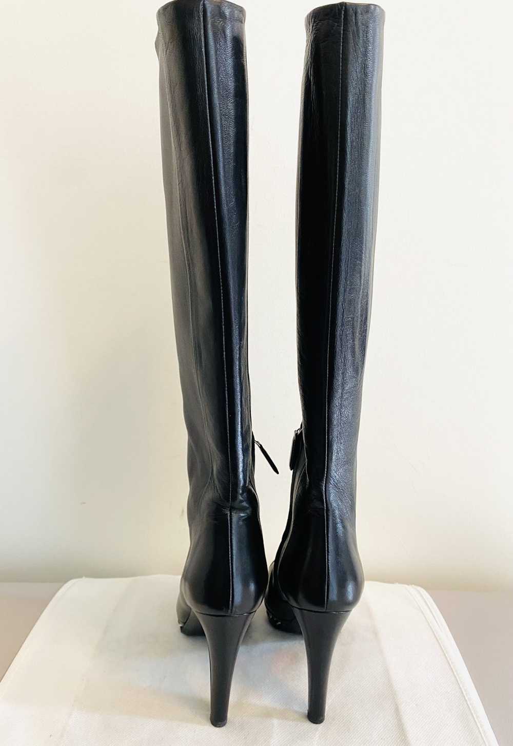 Chanel Authentic Chanel leather boots - image 3