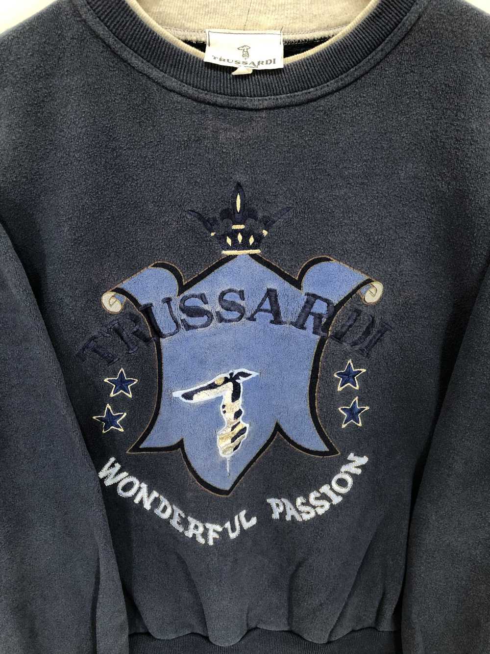Trussardi Vintage Trussardi Sweatshirt Women XL #… - image 2