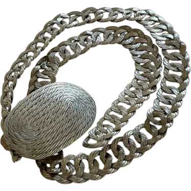 Copper and Silver Braided Belt - image 1
