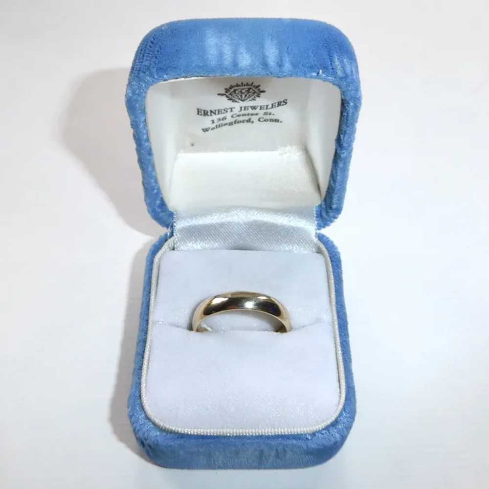 14k Classic Yellow Gold Band Ring - image 12