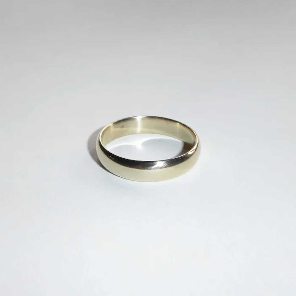 14k Classic Yellow Gold Band Ring - image 4