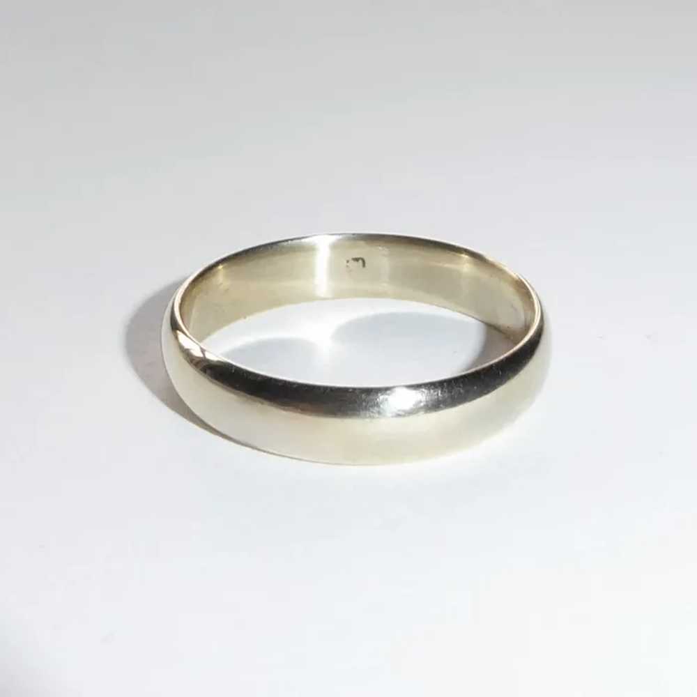 14k Classic Yellow Gold Band Ring - image 9