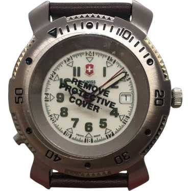 Men's Swiss Army Indiglo Rachet Bezel New Box Pap… - image 1