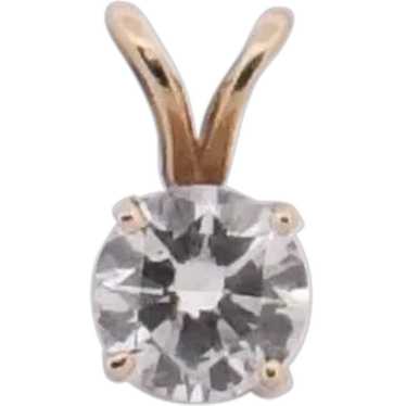 Round Brilliant Cut Diamond Solitaire Pendant