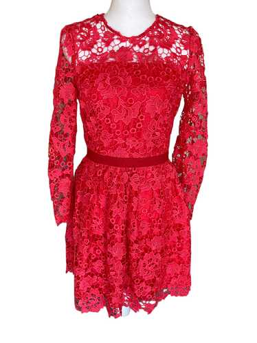 Draper James Red Lace Part Dress, 2