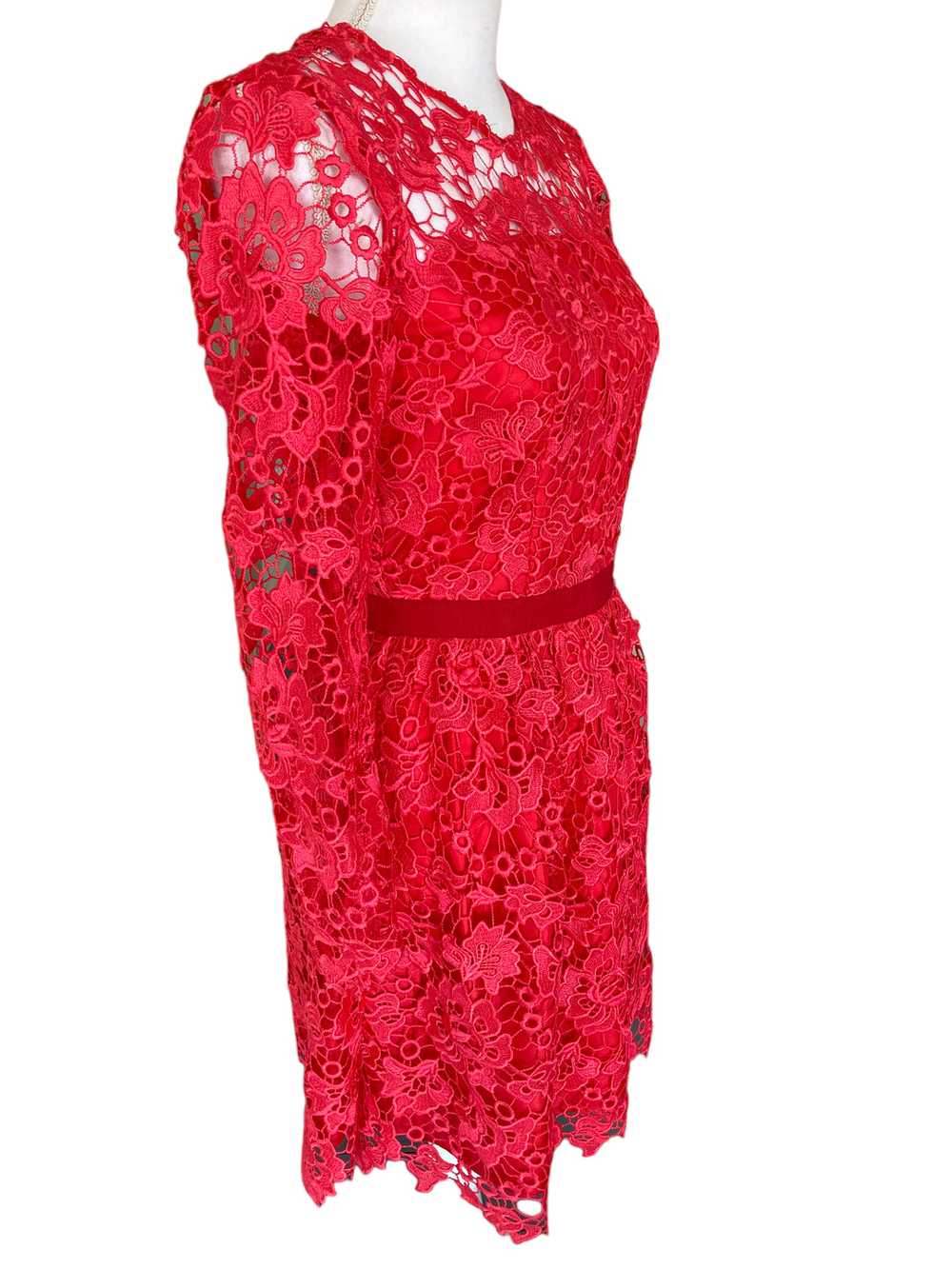 Draper James Red Lace Part Dress, 2 - image 2