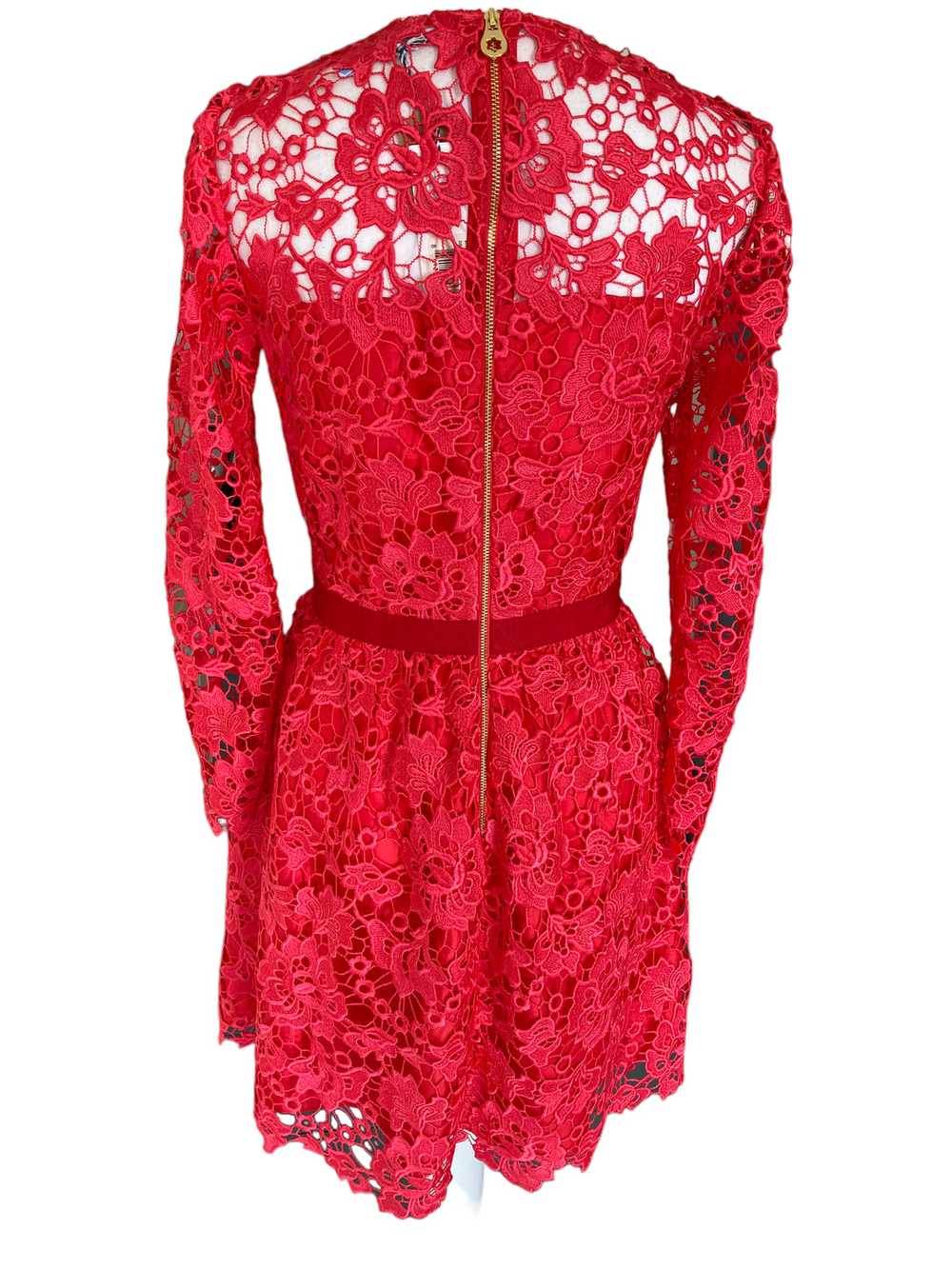 Draper James Red Lace Part Dress, 2 - image 4