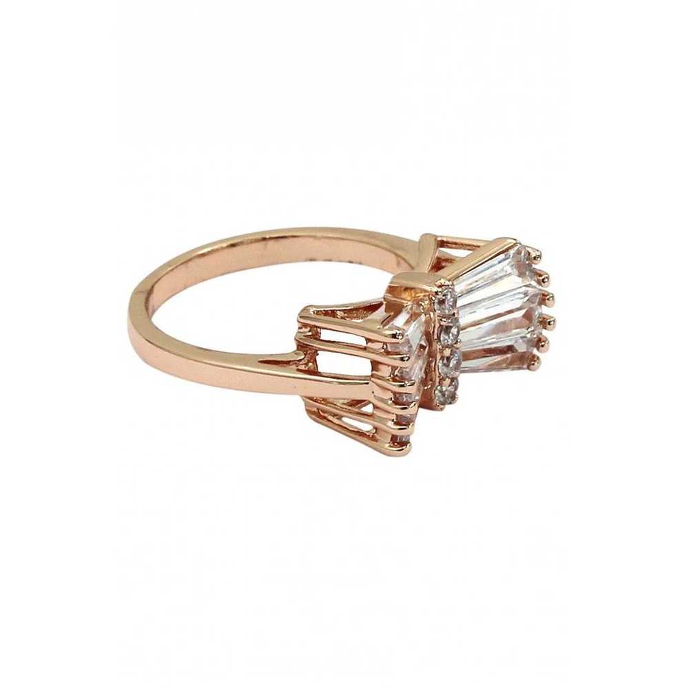 Ocean fashion Pink gold ring - image 2