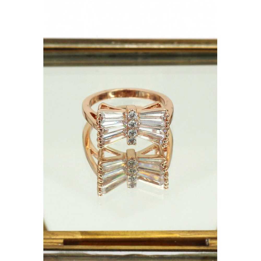 Ocean fashion Pink gold ring - image 4