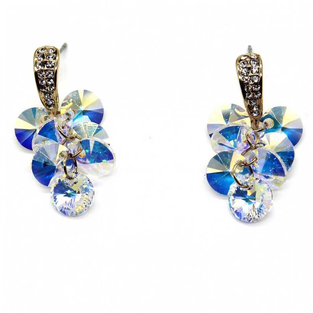 Ocean fashion Yellow gold earrings - image 1
