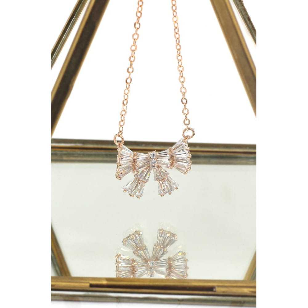 Ocean fashion Pink gold necklace - image 3