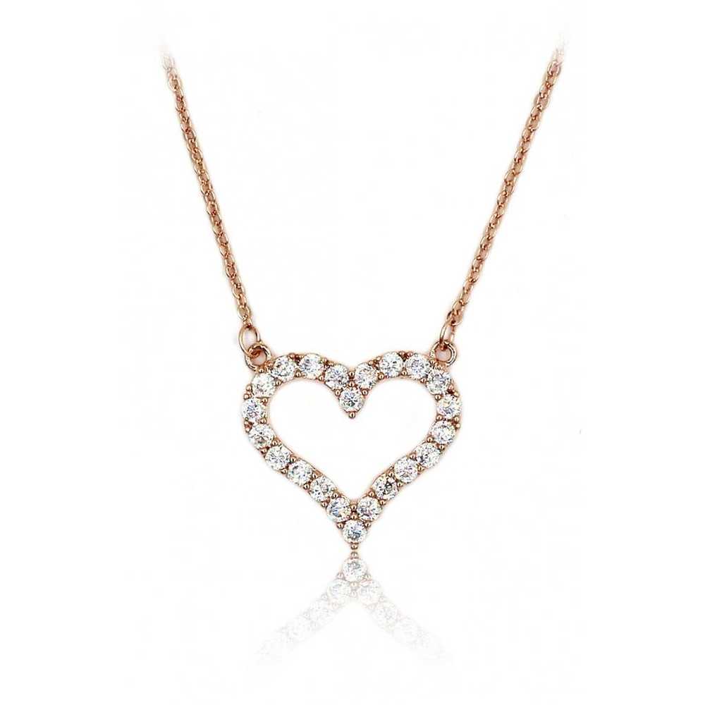 Ocean fashion Pink gold necklace - image 1