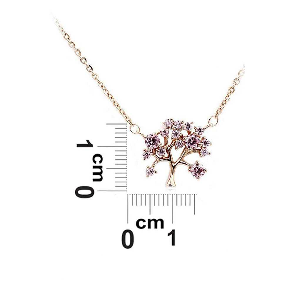Ocean fashion Pink gold necklace - image 10