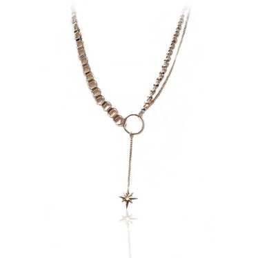 Ocean fashion Pink gold necklace - image 1