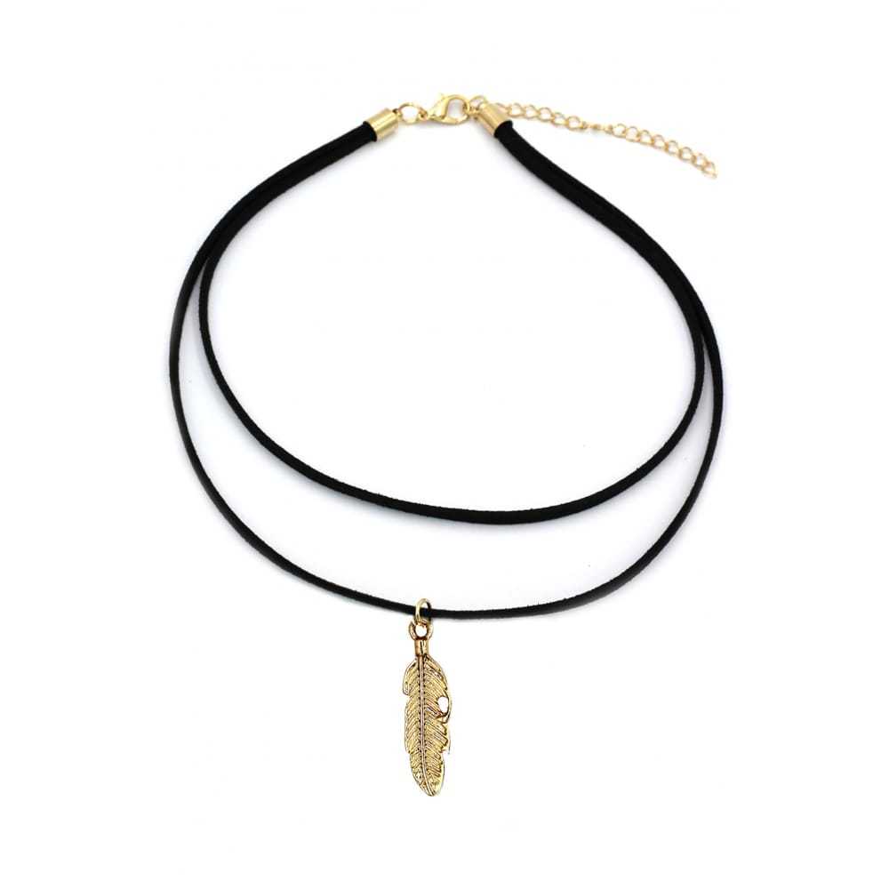 Ocean fashion Yellow gold necklace - image 3