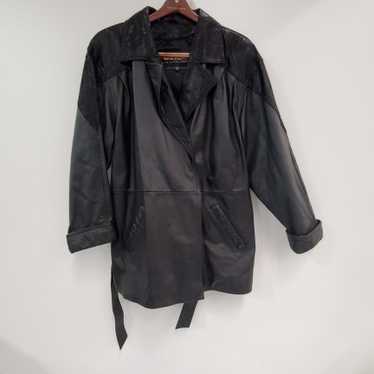 Black leather jacket men - Gem