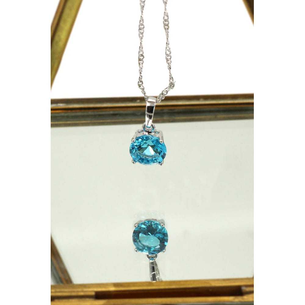 Ocean fashion Silver necklace - image 6