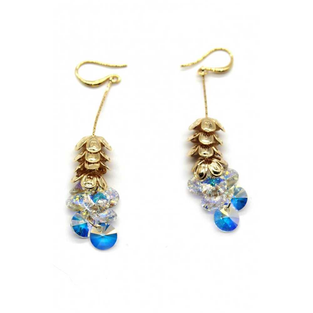 Ocean fashion Crystal earrings - image 3