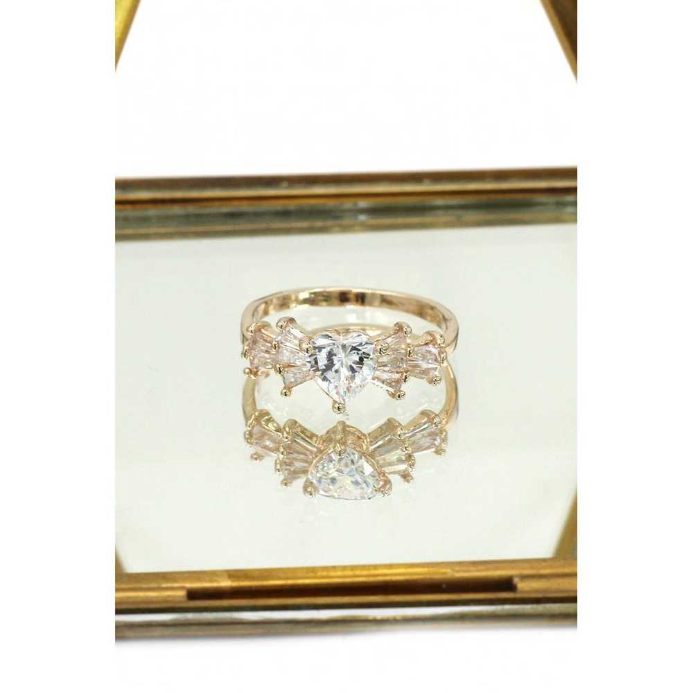 Ocean fashion Pink gold ring - image 7