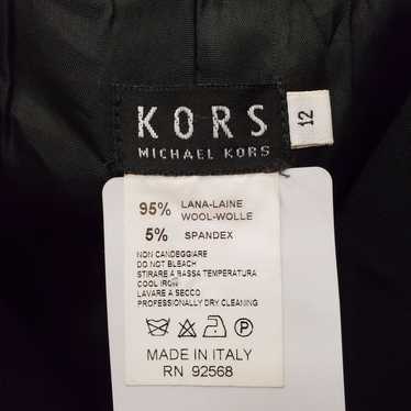 Michael Kors Women Black Coat Sz 12 - image 1