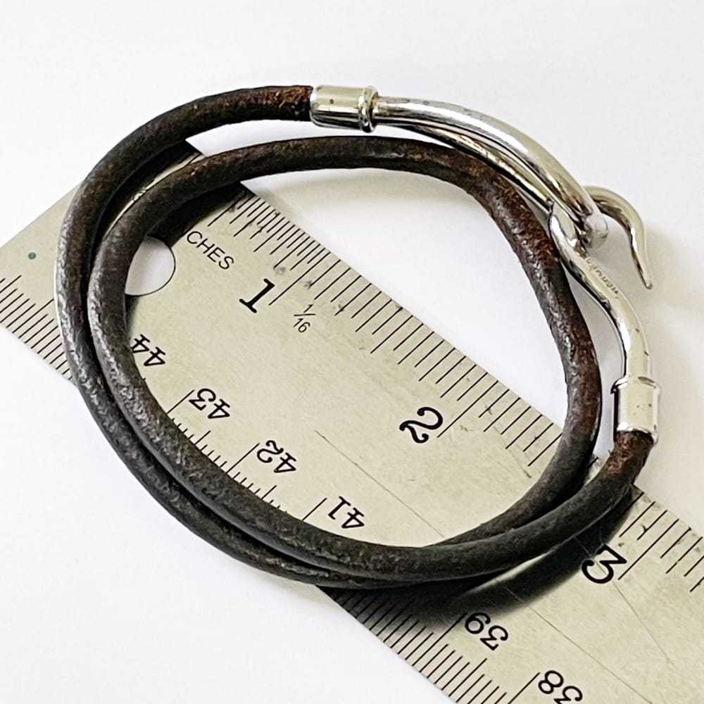 Hermès Leather bracelet - image 10