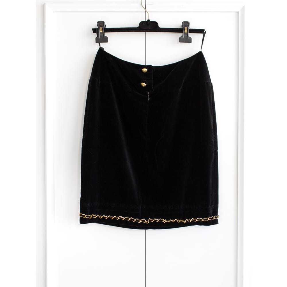 Chanel Velvet mini skirt - image 2