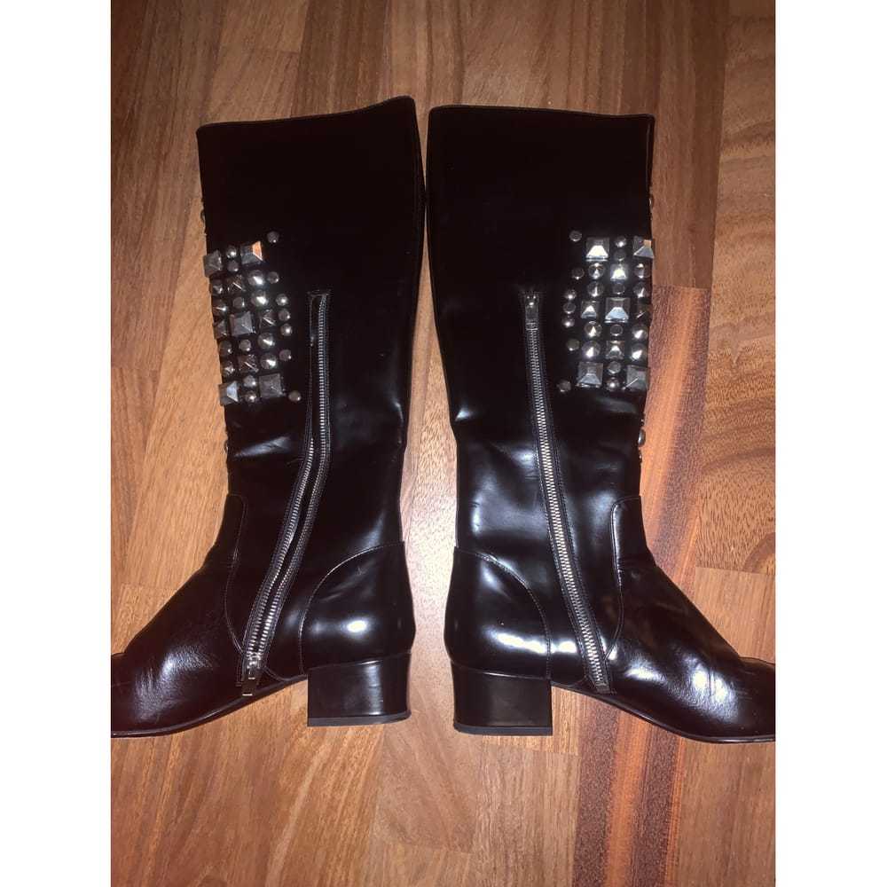 Saint Laurent Leather riding boots - image 2