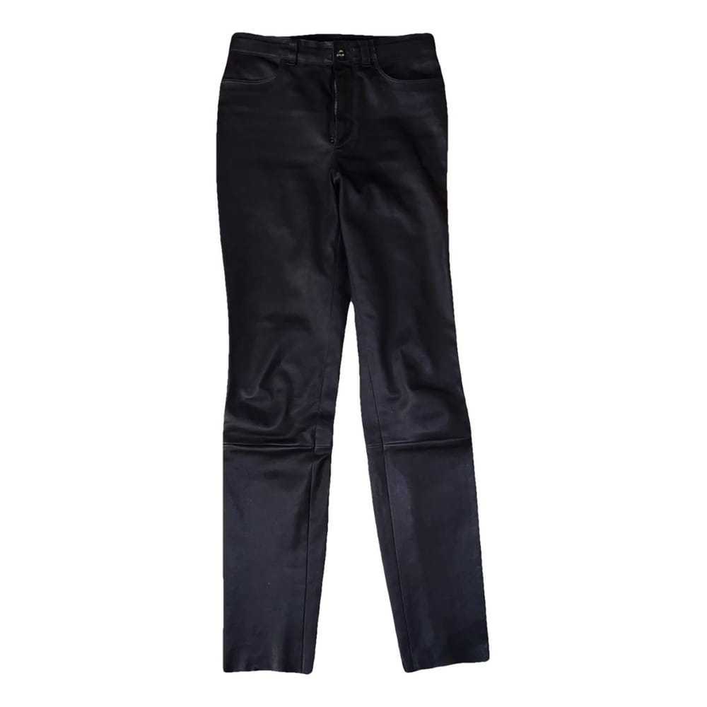 Stouls Leather straight pants - image 1