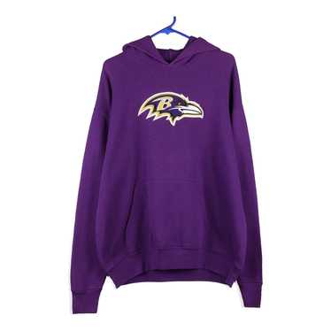 Baltimore Ravens Nfl Embroidered Hoodie - Large P… - image 1