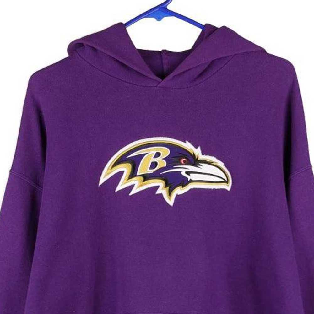 Baltimore Ravens Nfl Embroidered Hoodie - Large P… - image 3