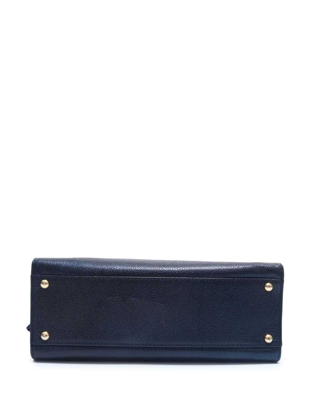 CHANEL Pre-Owned 1998 CC leather handbag - Black - image 5