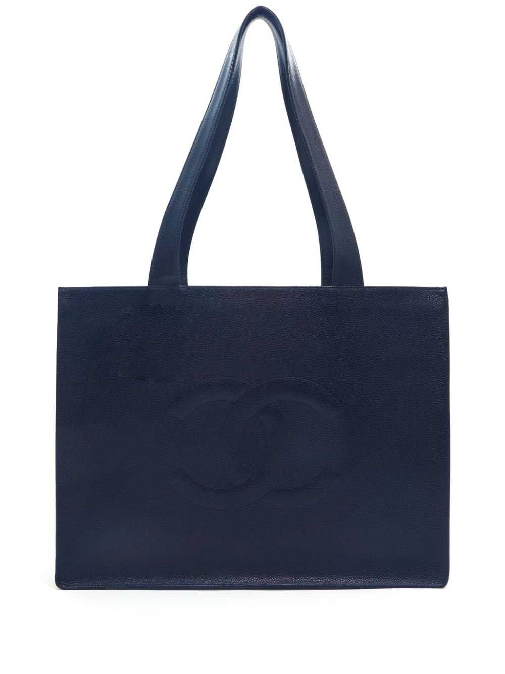 CHANEL Pre-Owned 1998 Interlocking CC tote bag - … - image 1