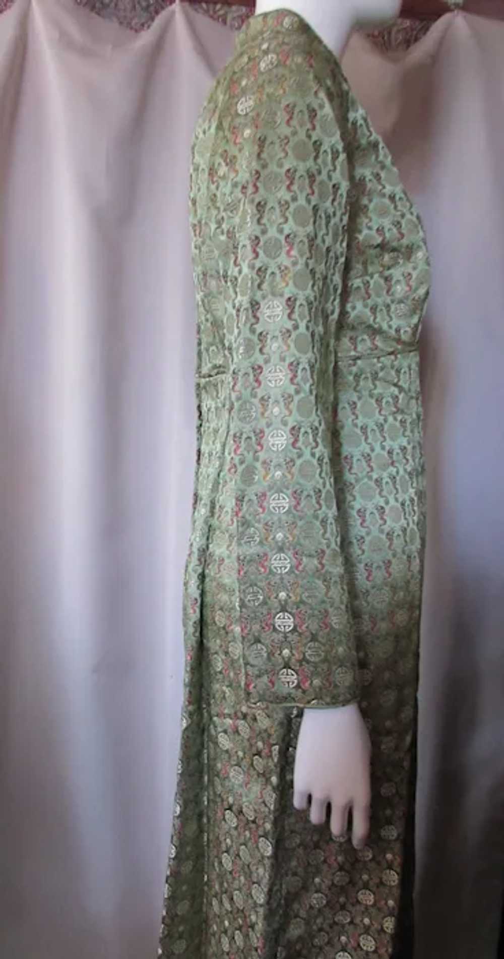 SALE  Lovely Brocade Long Dress Asian Influence J… - image 5