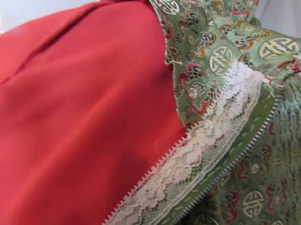 SALE  Lovely Brocade Long Dress Asian Influence J… - image 9
