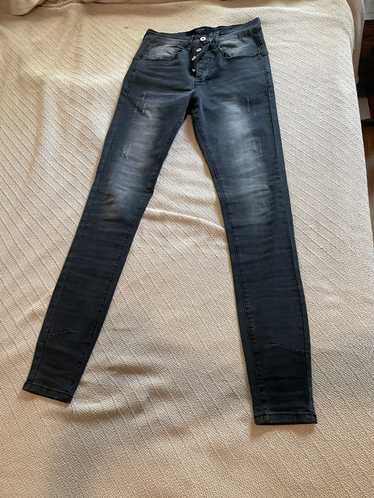 Kollar Clothing Kollar Black Distressed Denim