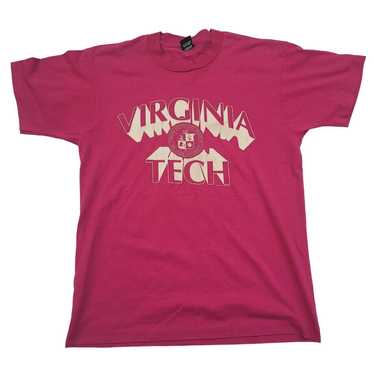 Ncaa Vtg Virginia Tech Screen Stars T-Shirt Large - image 1