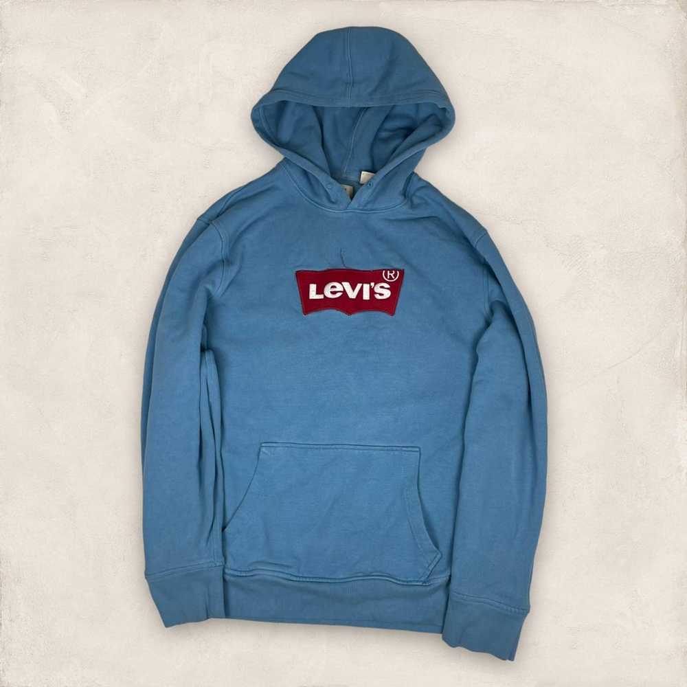 Levi's × Streetwear Levi’s Hoodie Sweatshirt Blue… - image 1