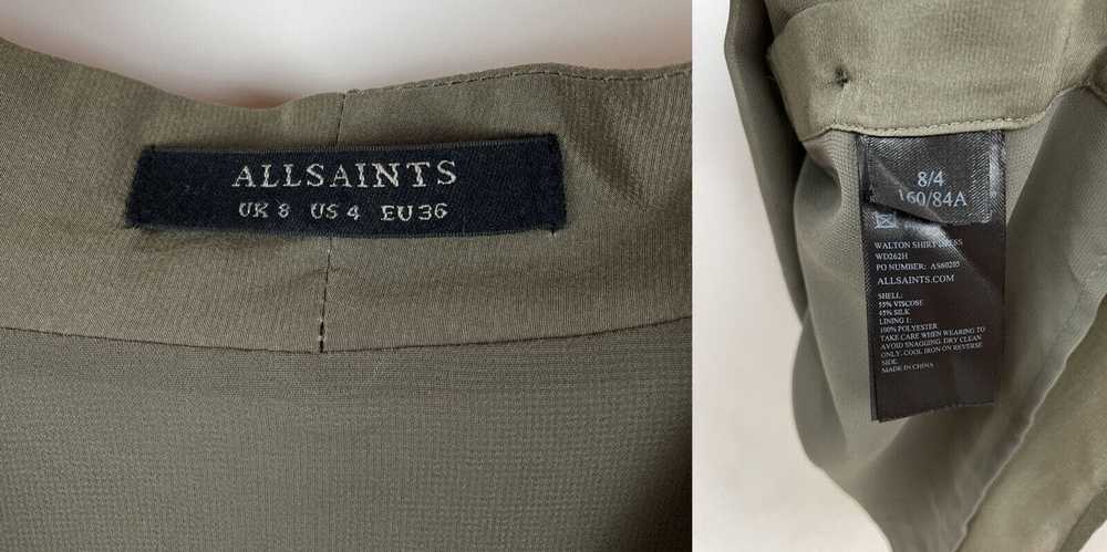 Allsaints AllSaints Viscose Silk Wrap Dress Size … - image 12