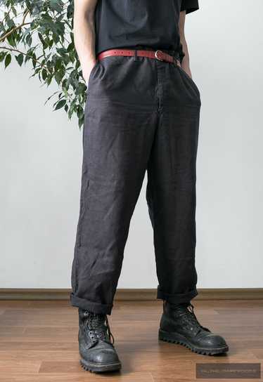 Yohji Yamamoto × Ys For Men vintage linen pants - image 1