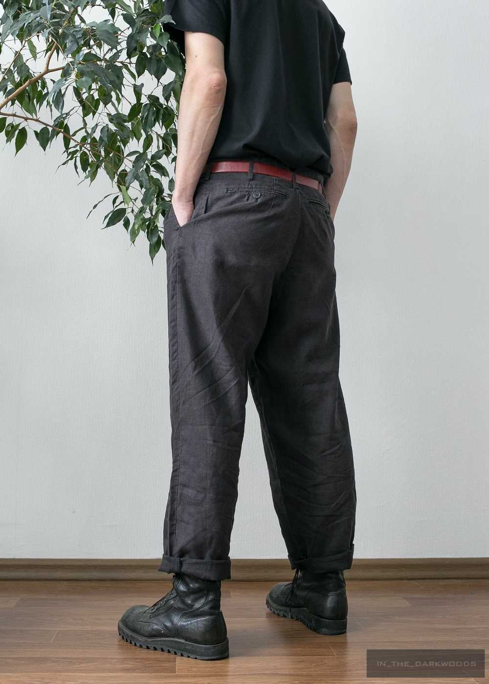 Yohji Yamamoto × Ys For Men vintage linen pants - image 3