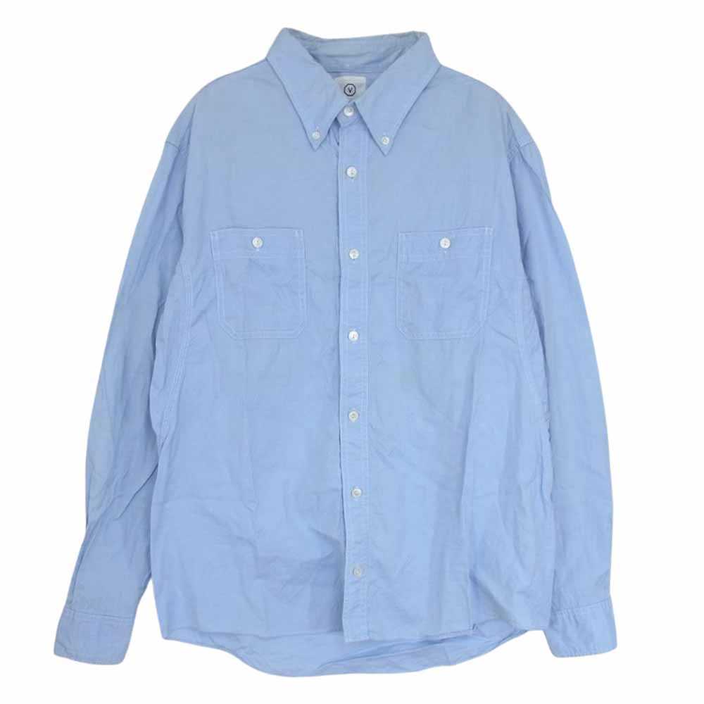 Visvim Shirt Button Down Long Sleeve Stitch Chest… - image 1