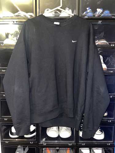 Nike Black Nike Solo Swoosh Crewneck Sweater