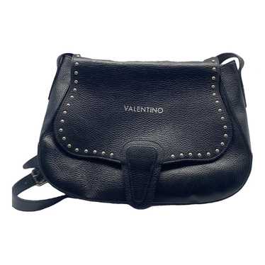 Valentino V Leather Satchel Handbag Purse Black Gaelle by Mario Valentino