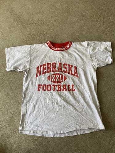 Nebraska × Vintage Vintage Nebraska football t shi